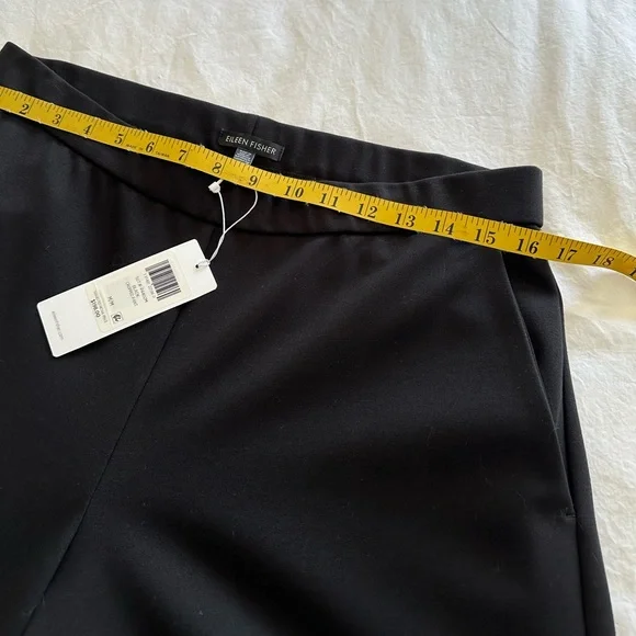 Eileen Fisher Black Wide Leg Pants, size medium - Picture 9 of 12